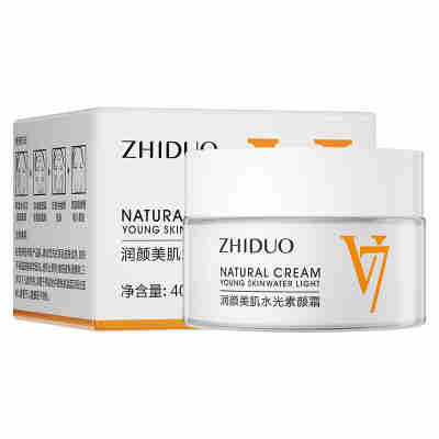 致朵润颜美肌水光素颜霜40g